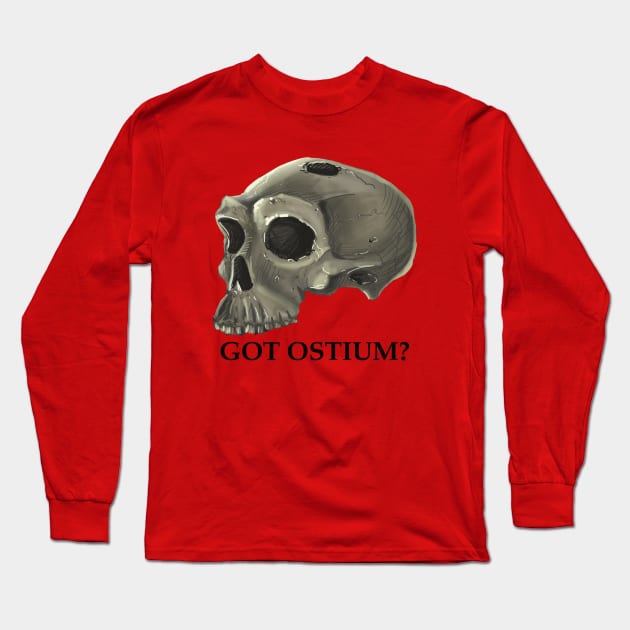 I Cast a Skull on You Long Sleeve T-Shirt by The Ostium Network Merch Store